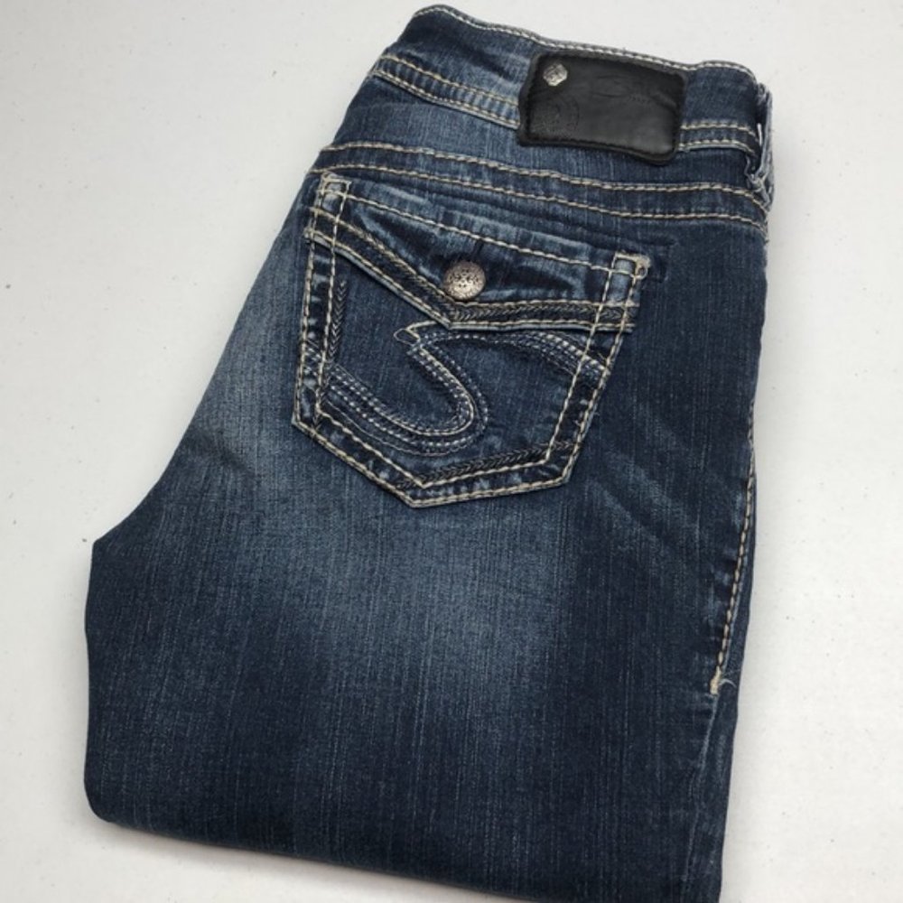 PREMIUM VINTAGE SILVER SUKI MID PENCIL SKINNY JEANS 29x31 ⭐️